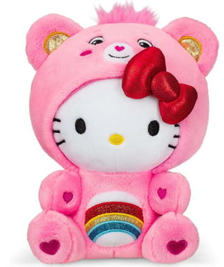 Photo 1 of Cheer Bear Care Bears Hello Kitty Plush Doll