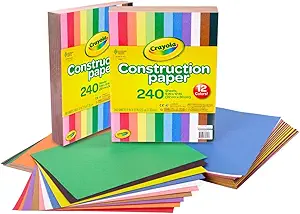 Photo 1 of Crayola Construction Paper - 480ct (2pck), Bulk School Supplies For Kids, Teacher Classroom Must Have, Art Paper, Arts & Crafts
