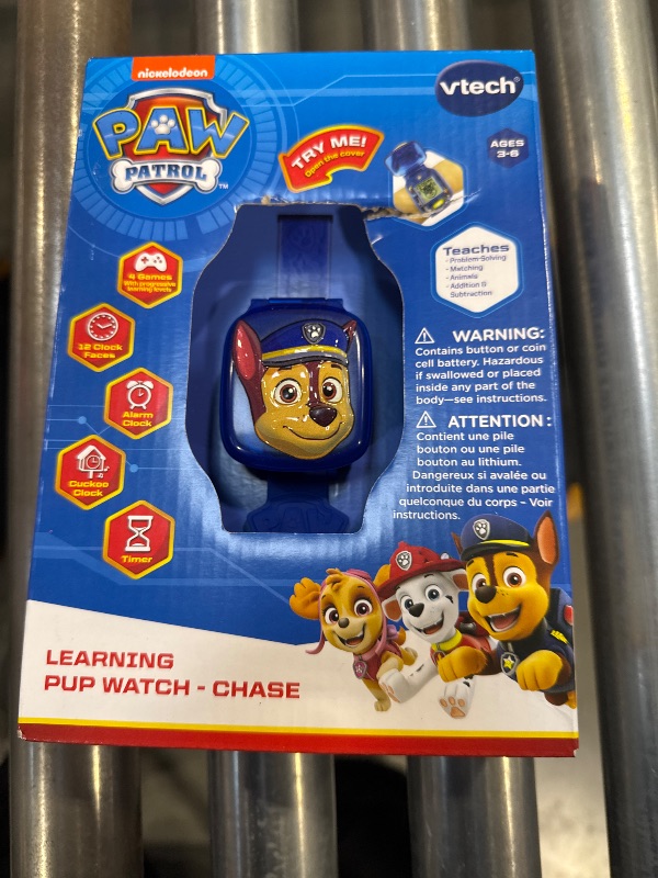 Photo 2 of VTech PAW Patrol Learning Pup Watch, Chase