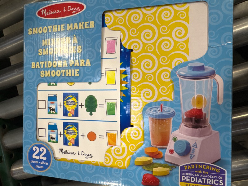 Photo 2 of Melissa & Doug Smoothie Maker Blender Set with Play Food - 22 Pieces