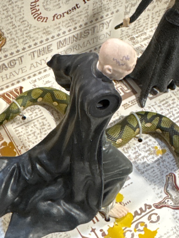 Photo 3 of Schleich Wizarding World of Harry Potter 3-Piece Collectible Set with Voldemort, Nagini and Bellatrix Lestrange Figurines