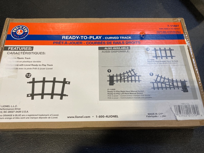 Photo 2 of Lionel Ready-to-Play 12 Pc Curved Track Pack Train