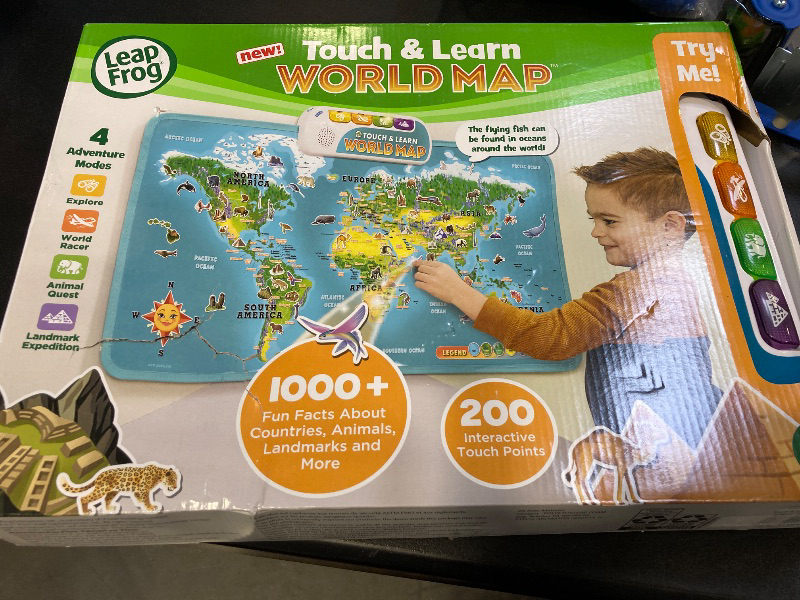 Photo 2 of LeapFrog Touch & Learn World Map (English Version)