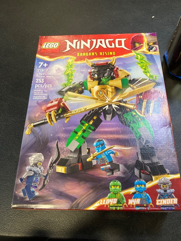 Photo 2 of NINJAGO Lloyd’s Elemental Power Mech Ninja Gift Toy 71817