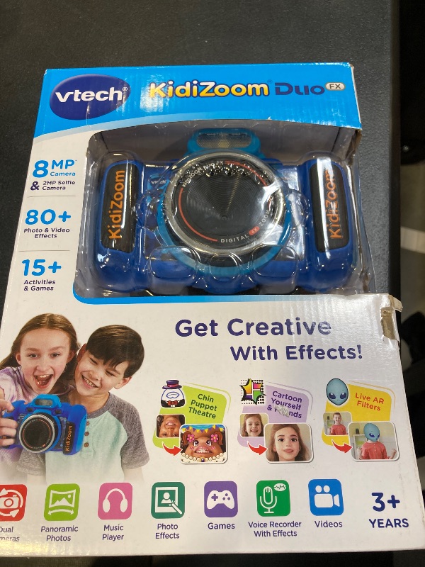 Photo 2 of VTech KidiZoom Duo Camera FX Kids Digital Dual Cameras, Blue