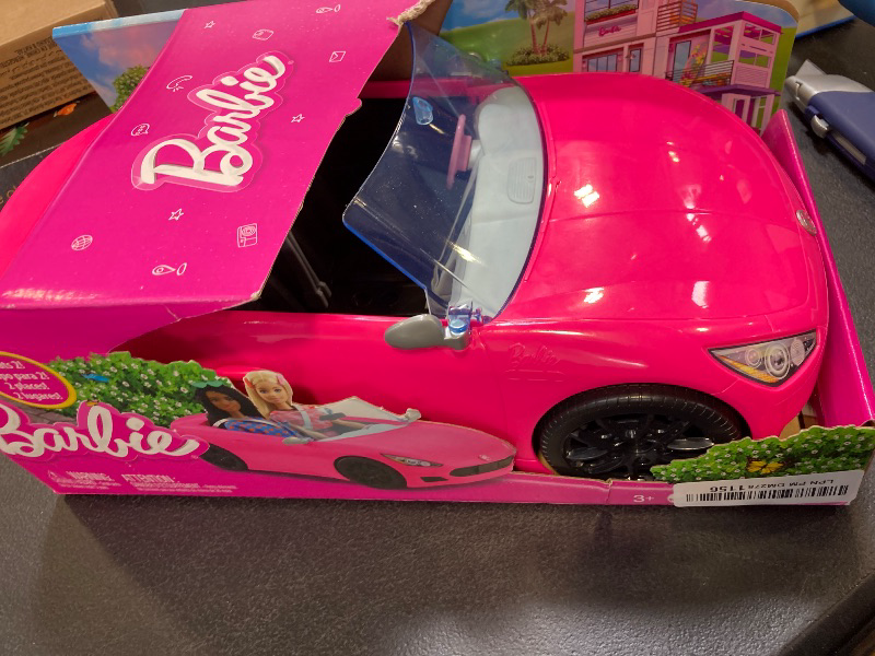 Photo 2 of Mattel  Barbie Pink Convertible Vehicle Doll Accessory