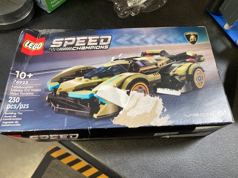 Photo 2 of Lego - Speed Champions Lamborghini Lambo V12 Vision Gt Super Car Formula 1 76923