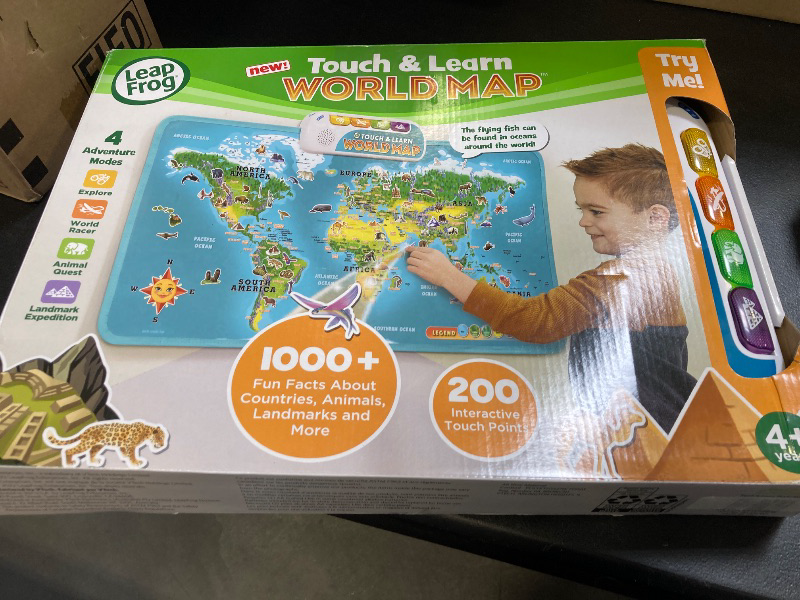 Photo 2 of LeapFrog Touch & Learn World Map (English Version)