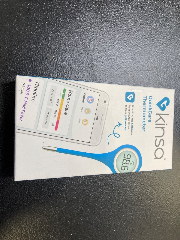 Photo 2 of Kinsa QuickCare Smart Thermometer for Fever - Digital Medical Baby, Kid and Adult Termometro - Accurate, Fast, FDA Cleared Thermometer for Oral, Armp