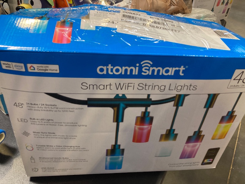 Photo 3 of Atomi Smart Wi-Fi Color String Lights
