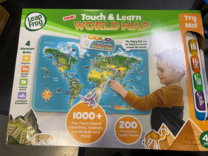 Photo 2 of LeapFrog Touch & Learn World Map (English Version)