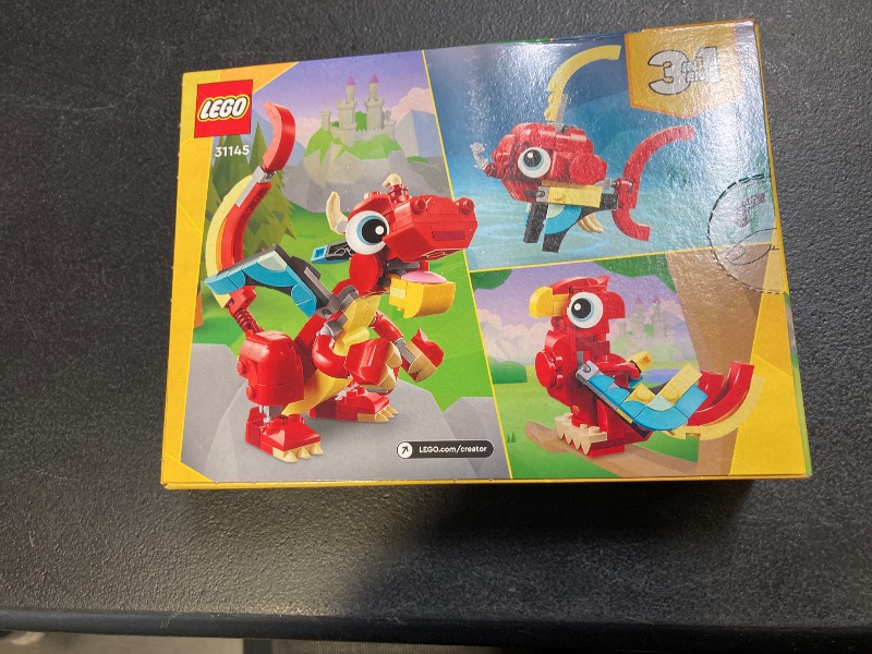 Photo 1 of Creator 3 in 1 Red Dragon 3 in 1 Animal Toy Set 31145
