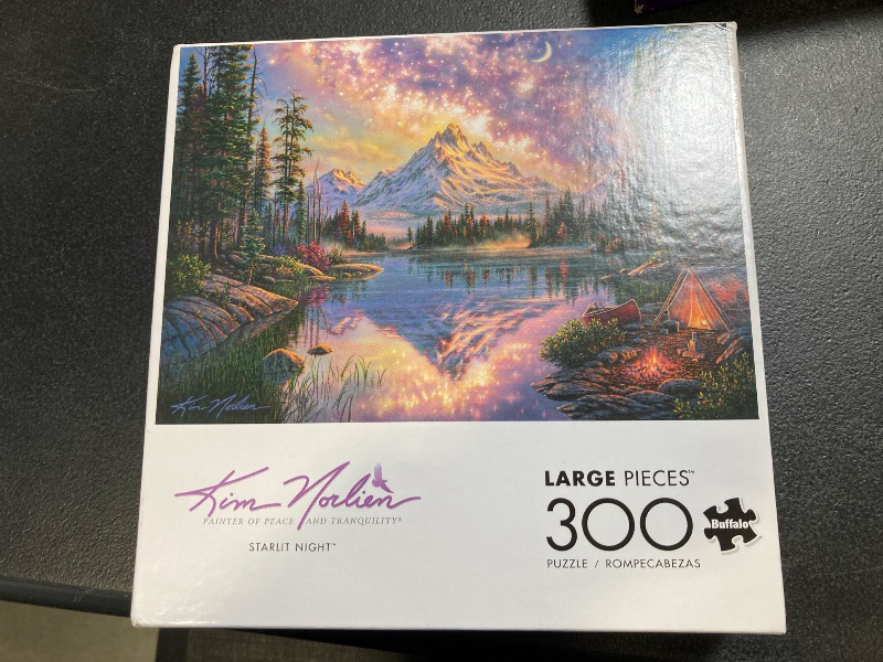 Photo 2 of Buffalo Games - Kim Norlien - Starlit Night - 300 Piece Jigsaw Puzzle for Adults -Challenging Puzzle Perfect for Game Nights - Finished Size is 21.25 x 15.00