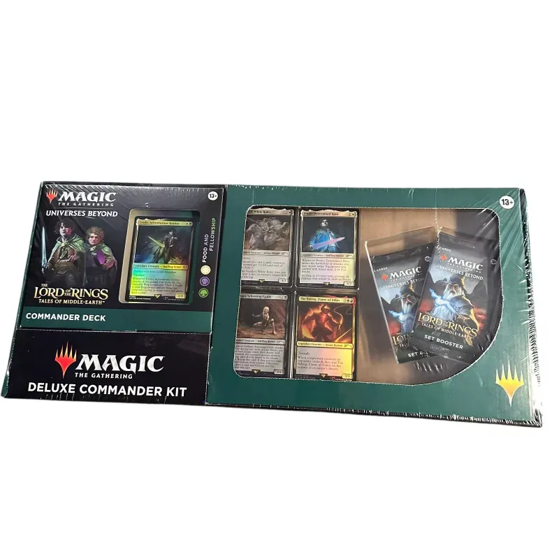 Photo 1 of MTG LOTR: Tales of Middle Earth FRODO AND FELLOWSHIP Deluxe Commander Kit New.
