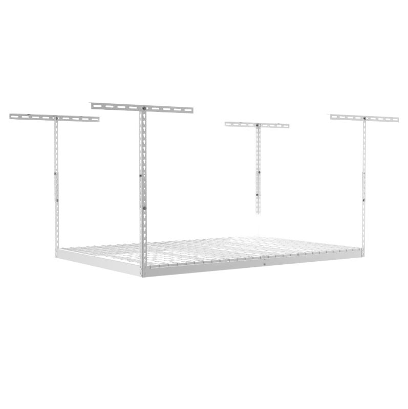 Photo 1 of SafeRacks 4 ft. x 8 ft. Adjustable Height Overhead Garage Storage Rack and Accessories Kit
