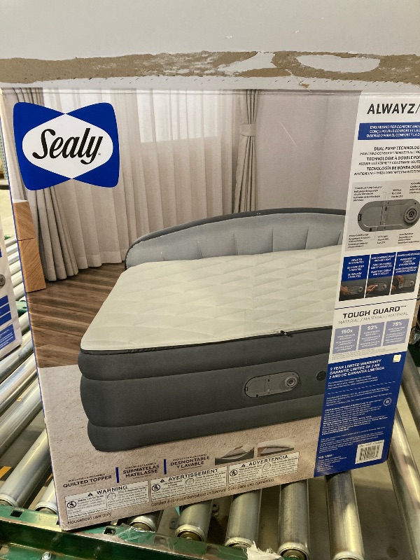 Photo 2 of Sealy Tritech Air Mattress Built-in AC Pump Queen 