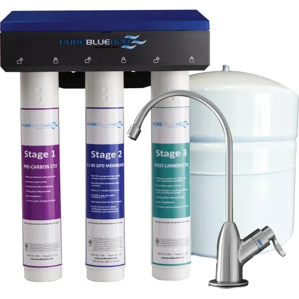 Photo 1 of Pure Blue 1:1 Reverse Osmosis Water Filtration System