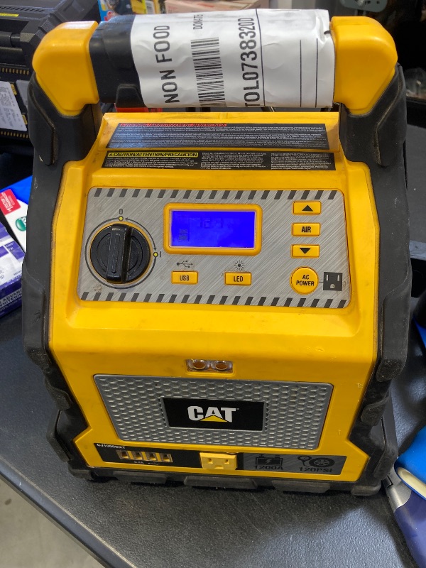 Photo 2 of Cat 1000 Peak Amp Battery Jump-Starter | Power Station | Compressorv