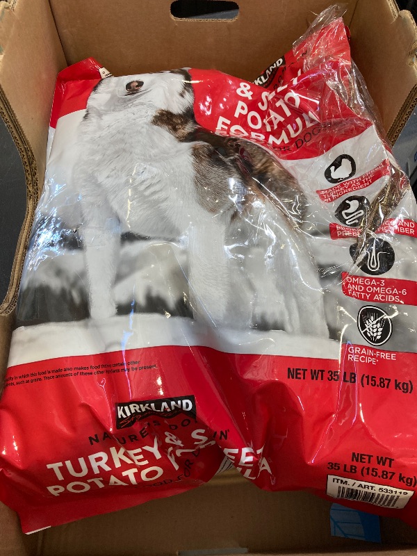 Photo 2 of Kirklans Signature Nature'S Domain Turkey Dog Food, 35 Lb
Exp 01/18/2026