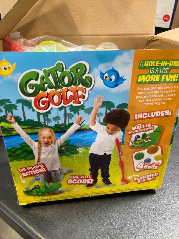 Photo 3 of Gator Golf - Putt The Ball into The Gator's Mouth to Score Game by Goliath, Single, Gator Golf, 27 x 27 x 12.5 cm for age 3+ years