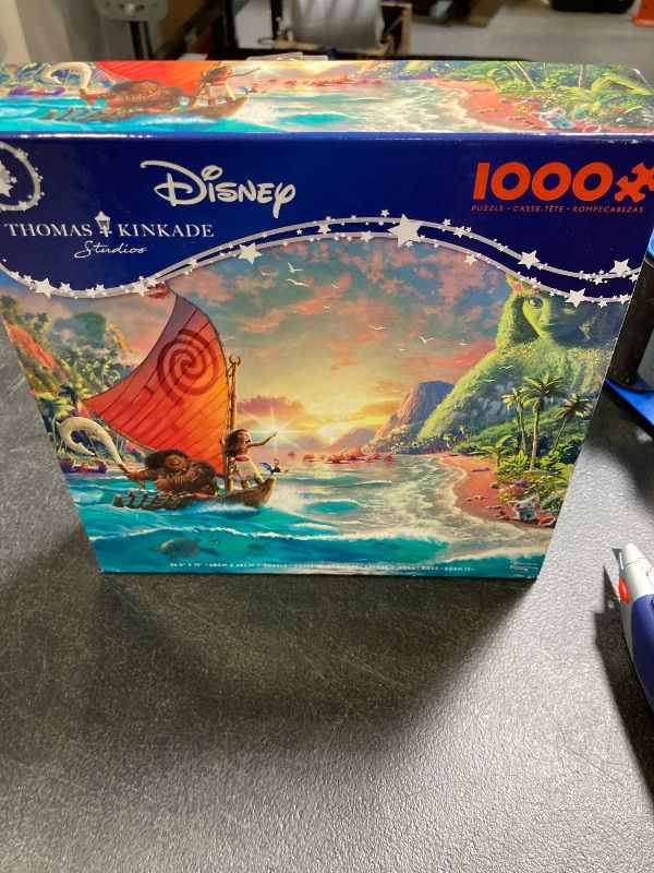 Photo 1 of Ceaco - Thomas Kinkade Disney Dreams - Moana - 1000 Piece Jigsaw Puzzle