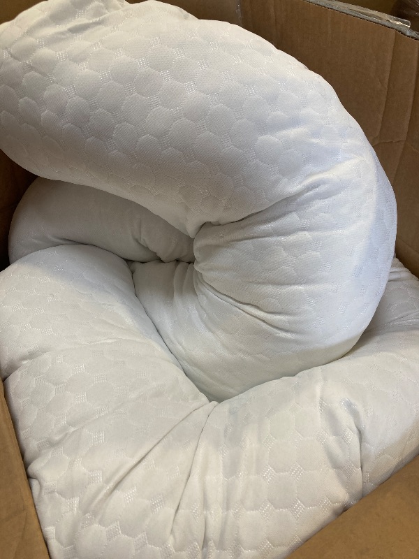 Photo 2 of Dr. Talbot's Mom's Pregnancy Pillow - Stay Cool C-Shaped Pillow for Pregnant Women