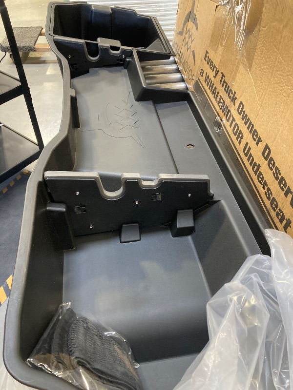 Photo 1 of WHALEMOTOR Underseat Storage Compatible with Chevy Silverado/GMC Sierra Double/Extended Cab 1500(2014-2018, 2019 Ld/Lt)&2500 3500 HD(2015-2019), Upgraded Rear Under Seat Organizer Cargo Box