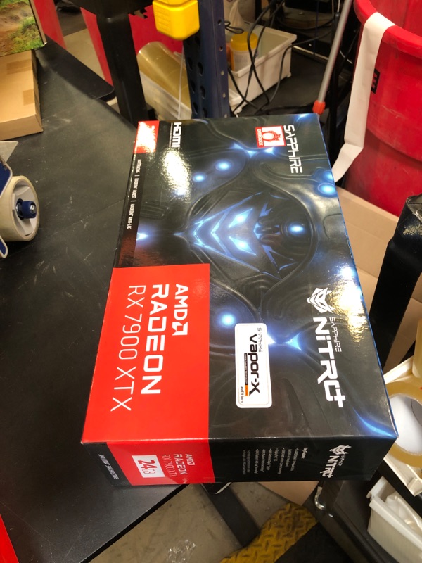 Photo 2 of Sapphire 11322-01-40G Nitro+ AMD Radeon RX 7900 XTX Vapor-X Gaming Graphics Card with 24GB GDDR6, AMD RDNA 3  (FACTORY SEALED)