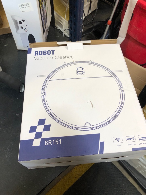 Photo 3 of Robot Vacuum and Mop Combo, WiFi/App/Voice, Robotic Vacuum Cleaner with Schedule, 2 in 1 Mopping Robot Vacuum with Water Tank and Dustbin, Self-Charging, Slim, Ideal for Hard Floor, Pet Hair, Carpet