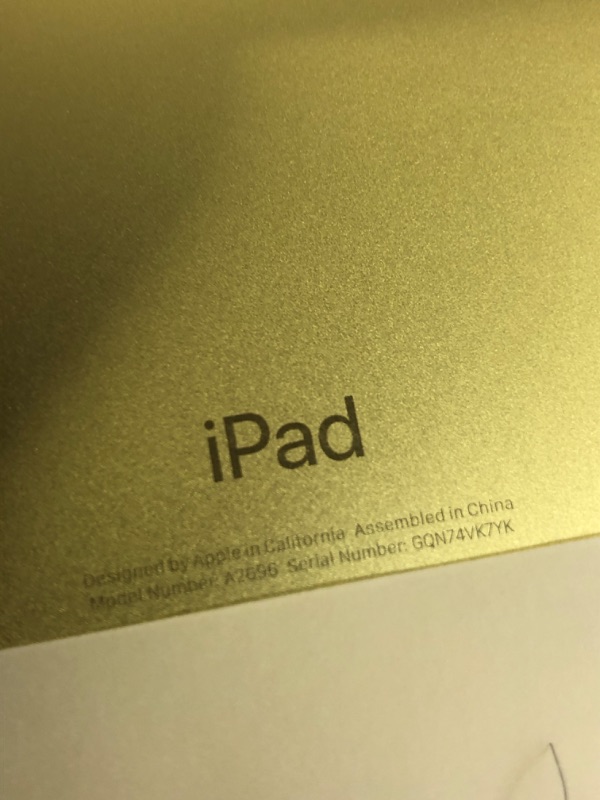 Photo 9 of Apple 10.9" iPad (10th Gen, 64GB, Wi-Fi Only, Yellow) (NEW)