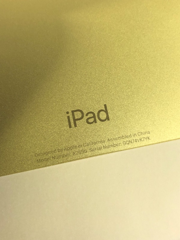 Photo 11 of Apple 10.9" iPad (10th Gen, 64GB, Wi-Fi Only, Yellow) (NEW)