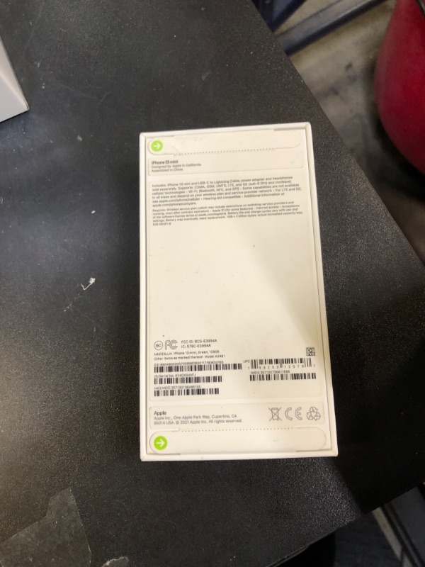 Photo 5 of Apple iPhone 13 Mini (128 GB, Green) [Locked] (factory sealed)