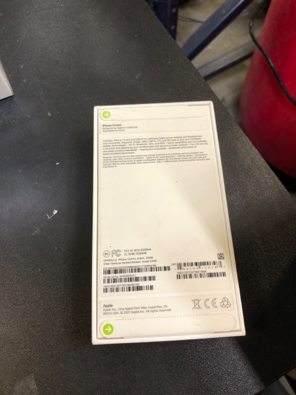 Photo 4 of Apple iPhone 13 Mini (128 GB, Green) [Locked] (factory sealed)