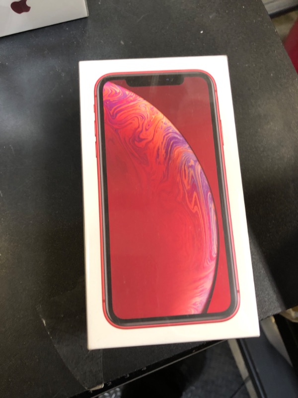 Photo 2 of Apple iPhone XR (64GB, (RED) [Locked] (factory sealed)