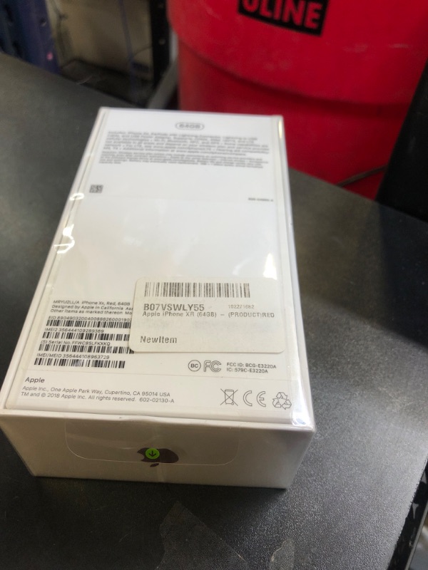 Photo 5 of Apple iPhone XR (64GB, (RED) [Locked] (factory sealed)