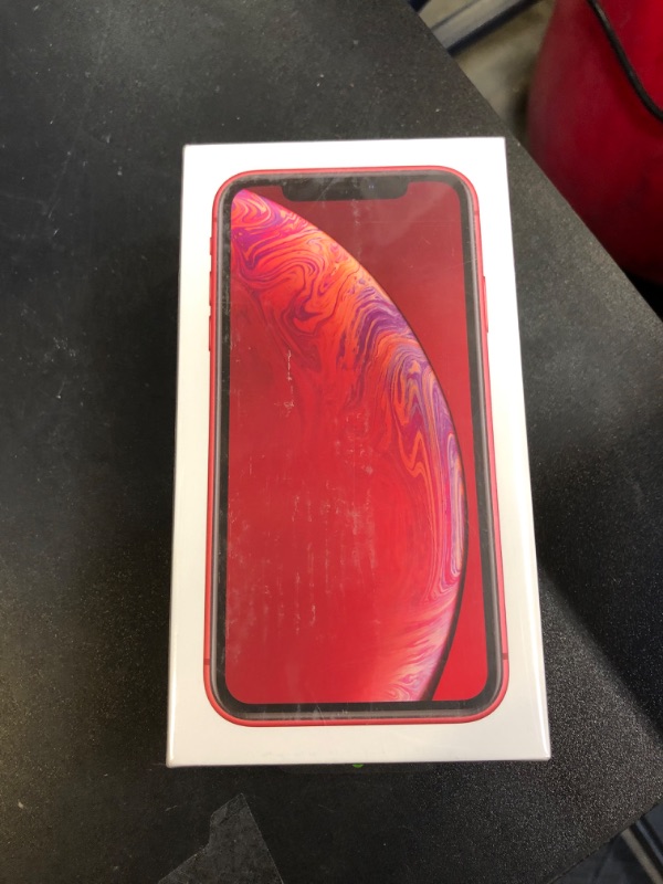 Photo 2 of Apple iPhone XR (64GB, (PRODUCT)RED) [Locked] (FACTORY SEALED)