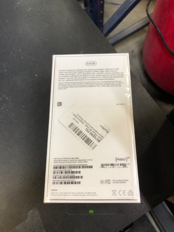 Photo 5 of Apple iPhone XR (64GB, (PRODUCT)RED) [Locked] (FACTORY SEALED)