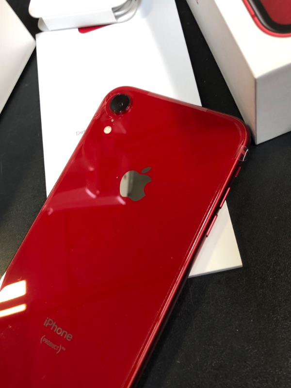 Photo 9 of Apple iPhone XR (64GB, (PRODUCT)RED) [Locked] (NEW)