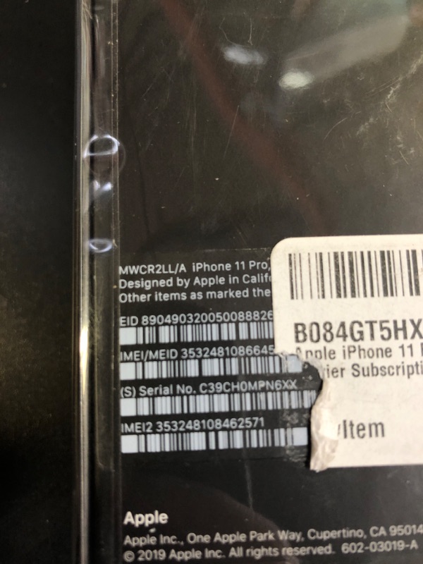 Photo 5 of Apple iPhone 11 Pro [512GB, Space Gray] (FACTORY SEALED)