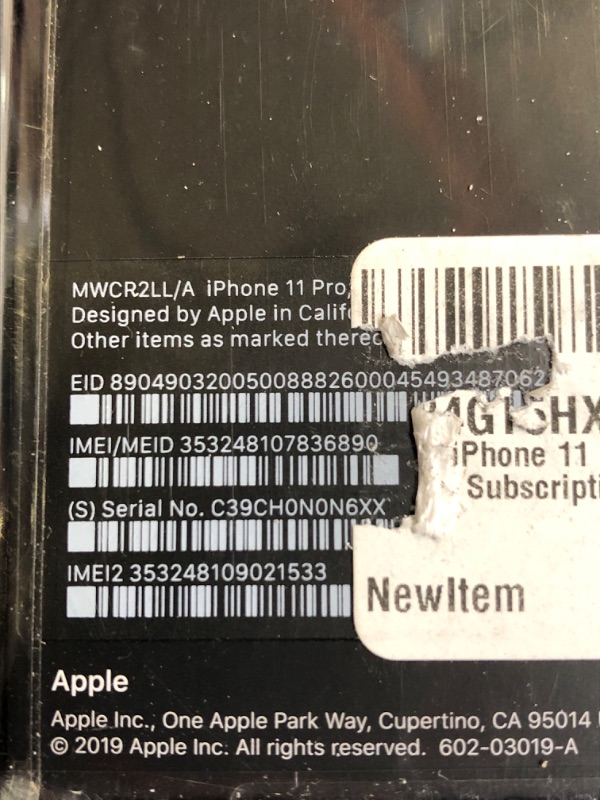 Photo 5 of Apple iPhone 11 Pro [512GB, Space Gray] (FACTORY SEALED)