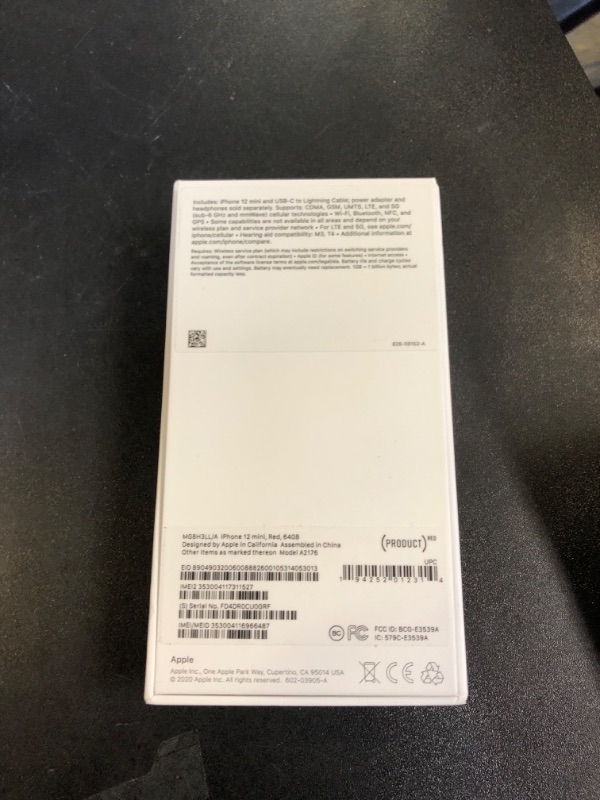 Photo 8 of Apple iPhone 12 Mini (64GB, (Product) RED) [Locked] ( SEALED)