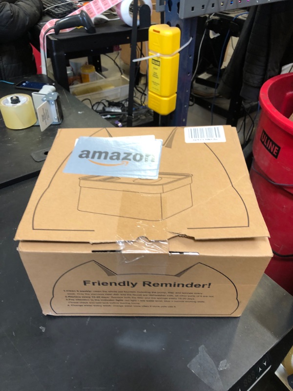 Photo 1 of SIBAYS Dog Water Fountain for Large Dogs, 355oz/2.8Gal/10.5L Automatic Dog and Cat Water Fountain Large Pet Fountain with Stainless Steel Bowl, Dog Water Dispenser with Filter, Easy to Clean, BPA-Free