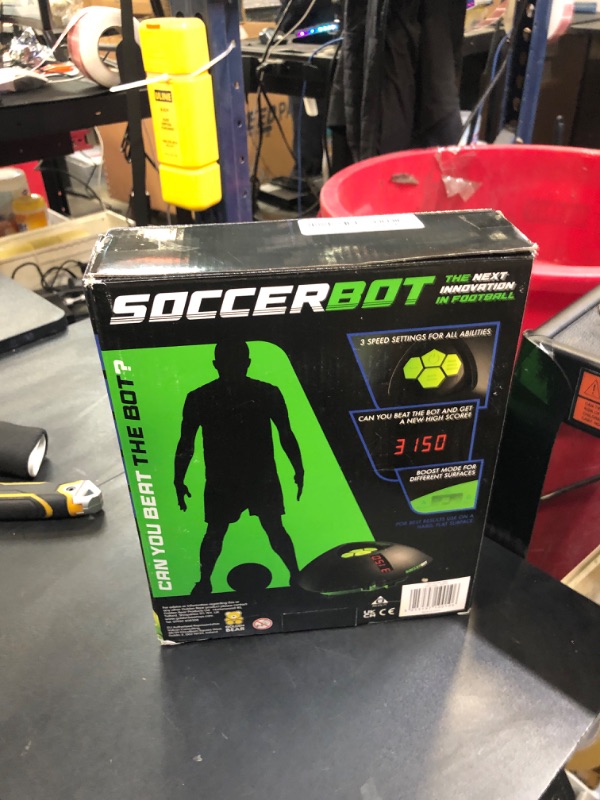 Photo 2 of Soccer Bot - Ultimate Indoor Soccer Game with Score Tracker and Speed Modes, Soccer Training Toy