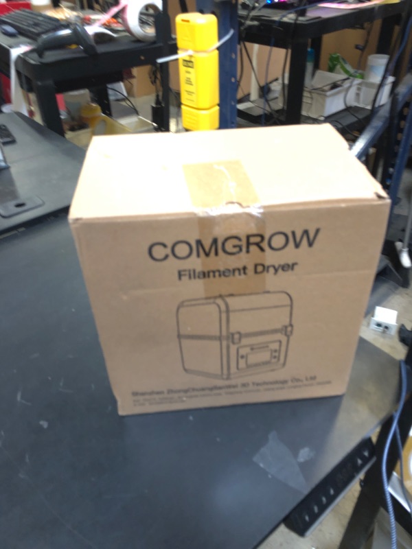 Photo 2 of Comgrow 3D Printer Filament Dryer Box, Comgrow 3D Filament Storages, Keeping Filaments Dry During 3D Printing, Compatible with 1.75mm/2.85mm PLA ABS Material, Filament Dehydrator, Spool Holder