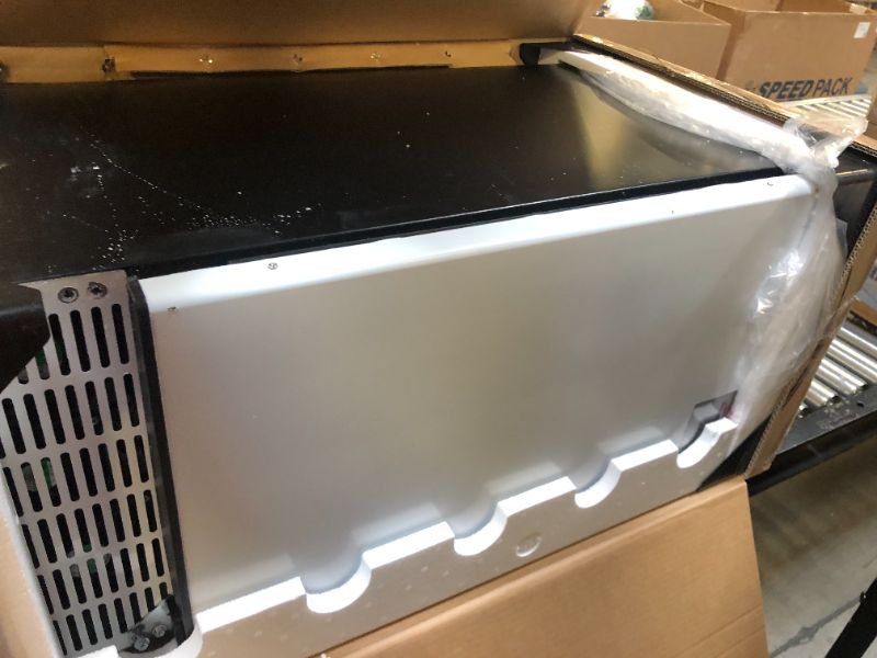 Photo 1 of KoolMore Stainless-Steel Built-in Ice Maker Machine with Large 25 lb. Cube Storage Basket, Full Cube Production, Fast Ice Making Time, Free-Standing/Under-Counter - 75lbs of Ice per Day (BIM75-BS)