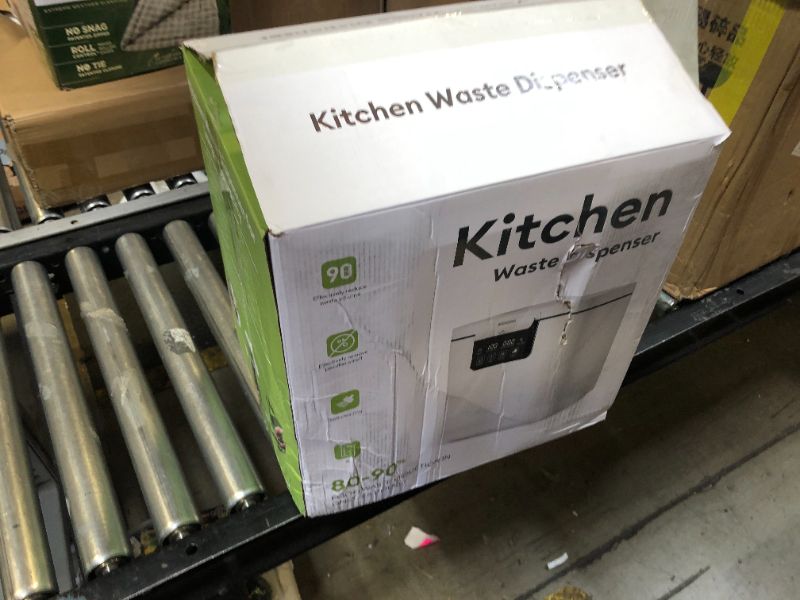 Photo 1 of Electric Kitchen Composter, 4L Large Capacity Smart Indoor Compost Bin with Timer Display, 2 Detachable Carbon Filter, Compost Machine Odorless for Countertop, Turn Waste into Natural Fertilizer