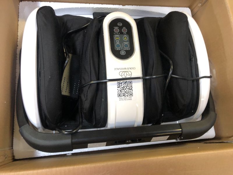 Photo 1 of Cloud Massage Shiatsu Foot Massager with Heat, Office/Home Feet & Calf Massager for Plantar Fasciitis, Neuropathy, Circulation, Pain Relief, Remote Control, Gifts for Women/Men, FSA HSA Eligible