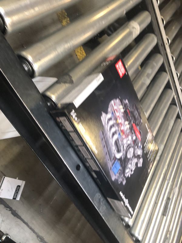 Photo 1 of Mould King 10171 V8 Engine Model Kit - 487 Pcs to Build Your Own Mini Engine That Works - DIY STEM Project for Kids/Teens, Hobby Building Blocks Kit for Adults