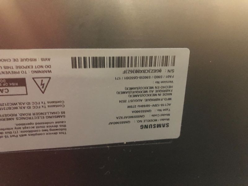 Photo 5 of -SCREEN DOES NOT WORK, BUT TV TURNS ON- SAMSUNG 55-Inch Class OLED 4K S90D Series HDR+ Smart TV w/Dolby Atmos, Object Tracking Sound Lite, Motion Xcelerator, Real Depth Enhancer, 4K AI Upscaling, Alexa Built-in (\