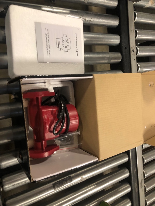 Photo 1 of BACOENG 115V Flanged 3-Speed Recirculating Pump, Hot Water Circulation Pump for Water Heater System